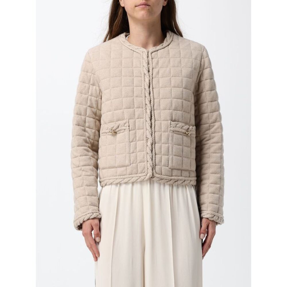 Fabiana Filippi Jacket Woman Beige